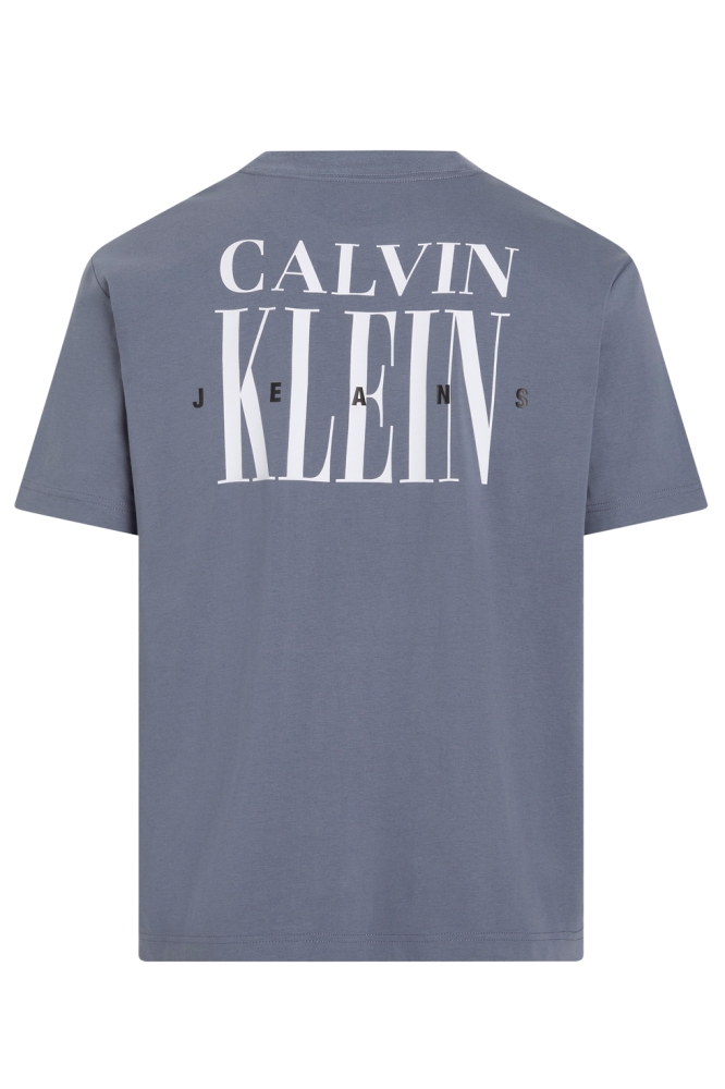 SERIF FONT GRAPHIC TEE J30J327473 GRISAILLE